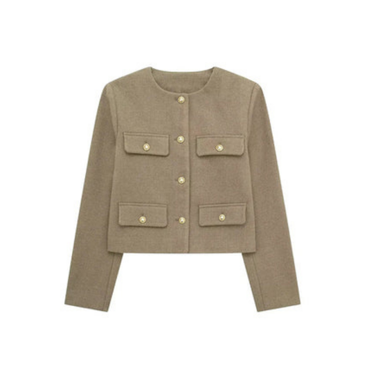 Elise™ | Elise Damenjacke - Zeitlose Tweed Look