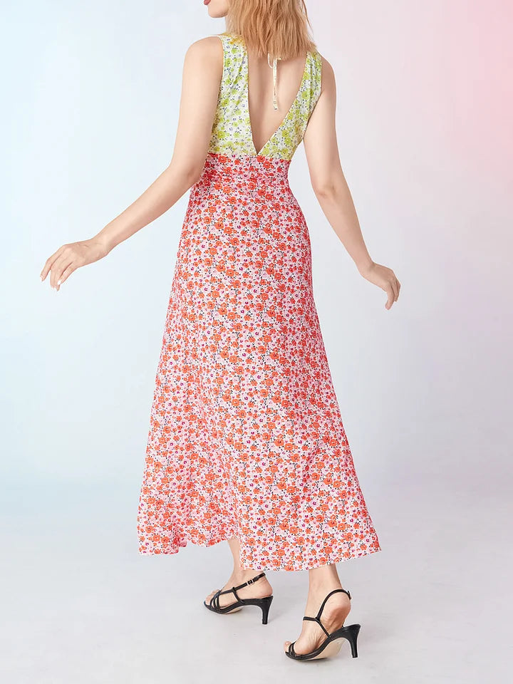 Bernadeth™ | Ärmelloses Strandkleid mit Blumundmuster