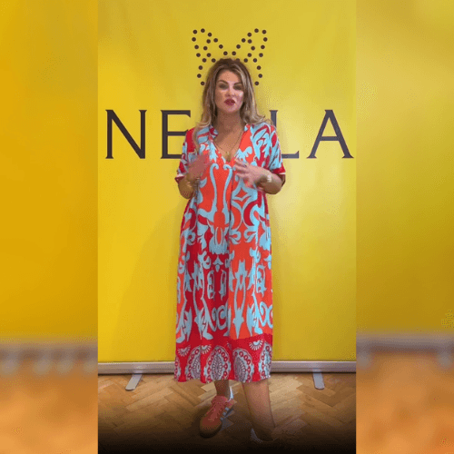 Mila™ | Elegantes Kleid mit Blumenprint