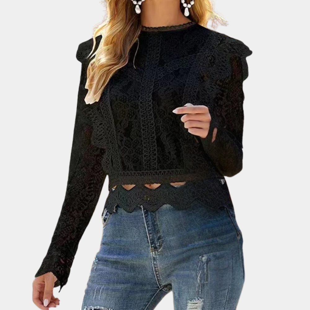 Bonnie™ | Bluse mit Spitze