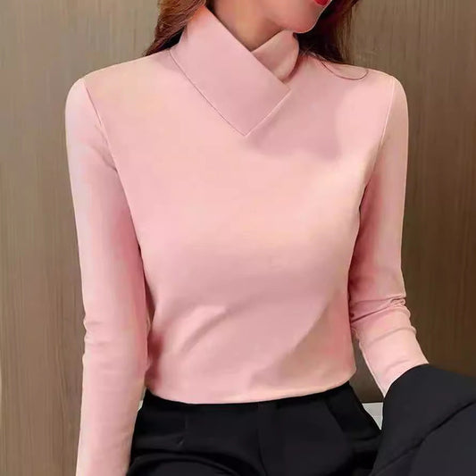 Veerle™ | Elegantes Top mit Asymmetrischem Kragen