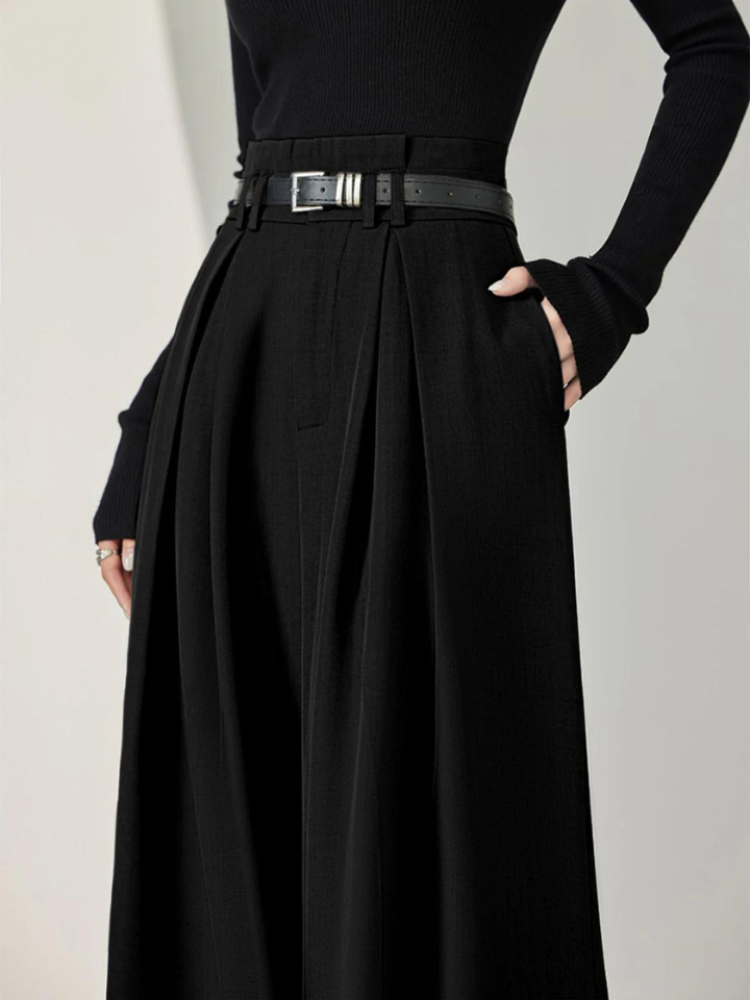 Gisela™ | High-Waist-Hose mit weitem Bein