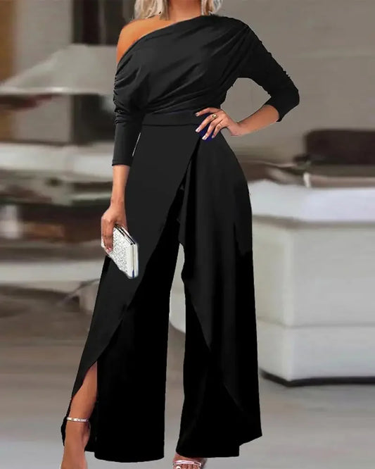 Wendy™ | Eleganter Jumpsuit mit weitem Bein