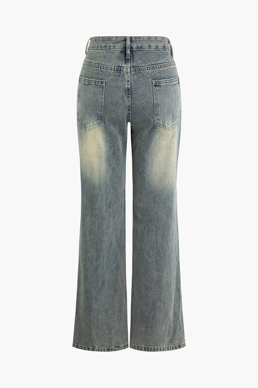 Louisa™ | Retro Jeans mit hoher Taille