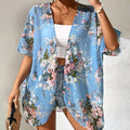 Cora™ | Bedruckter Strandkimono