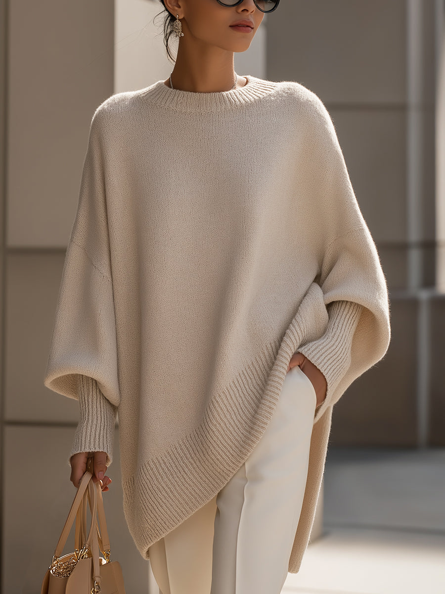 Olivia™ | Oversized Pullover- Shorts Top