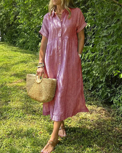 Anorea™ | Gestreiftes Kleid