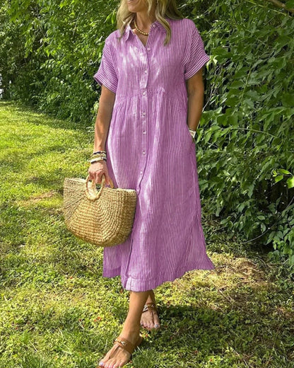 Anorea™ | Gestreiftes Kleid