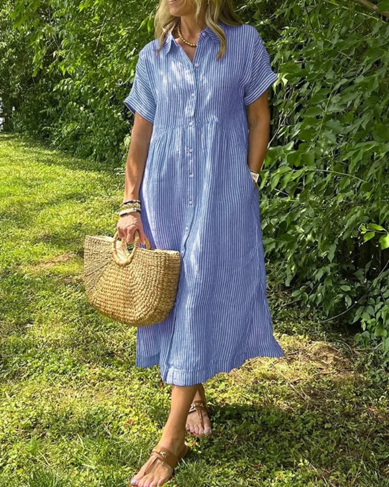Anorea™ | Gestreiftes Kleid