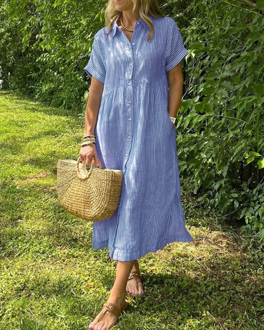 Anorea™ | Gestreiftes Kleid