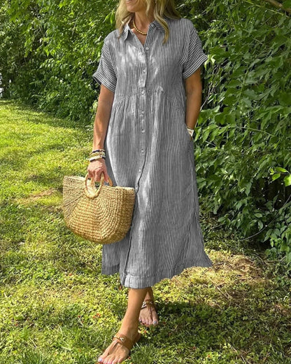 Anorea™ | Gestreiftes Kleid