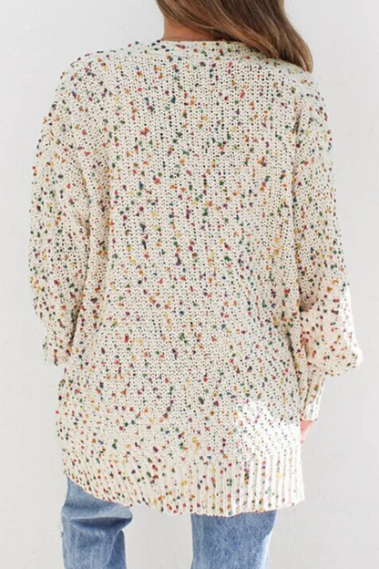 Gebreid™ | Gebreid Cardigan mit Print | Losvallend Design | Comfortabel und Kleurrijk