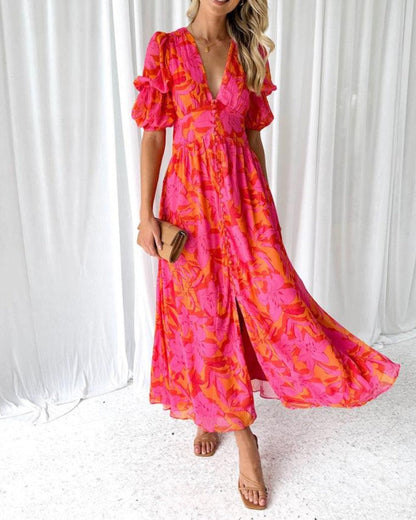 Derana™ | Maxi-Kleid mit Print