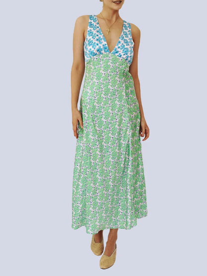 Bernadeth™ | Ärmelloses Strandkleid mit Blumundmuster