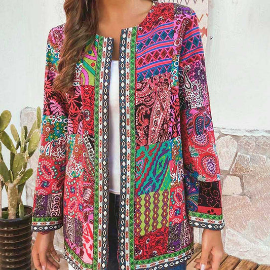 Grace™ | Boho-Patchwork-Jacke