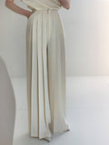 Elara™ | Plissierte High-Waist-Pantalon