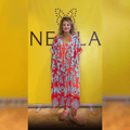 Mila™ | Elegantes Kleid mit Blumenprint