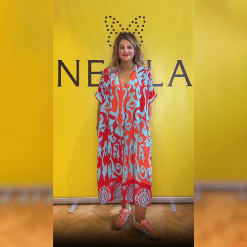 Mila™ | Elegantes Kleid mit Blumenprint