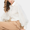 Clarissa™ | Stilvolle Bluse mit Puffärmeln