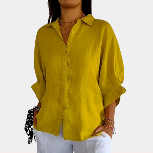 Deborah™ | Lässige Leinenbluse