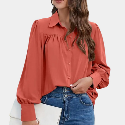 Ava™ | Bluse mit Ballonärmeln