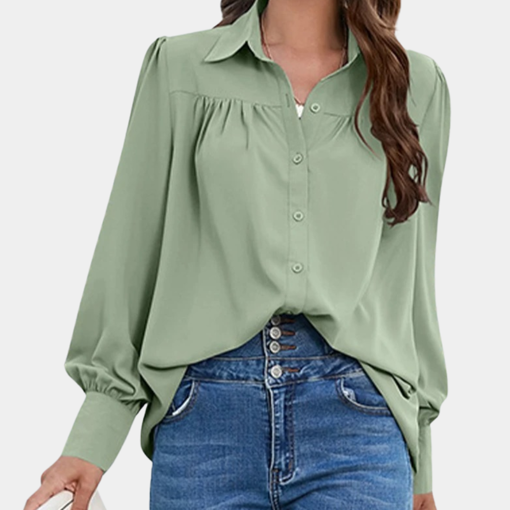 Ava™ | Bluse mit Ballonärmeln