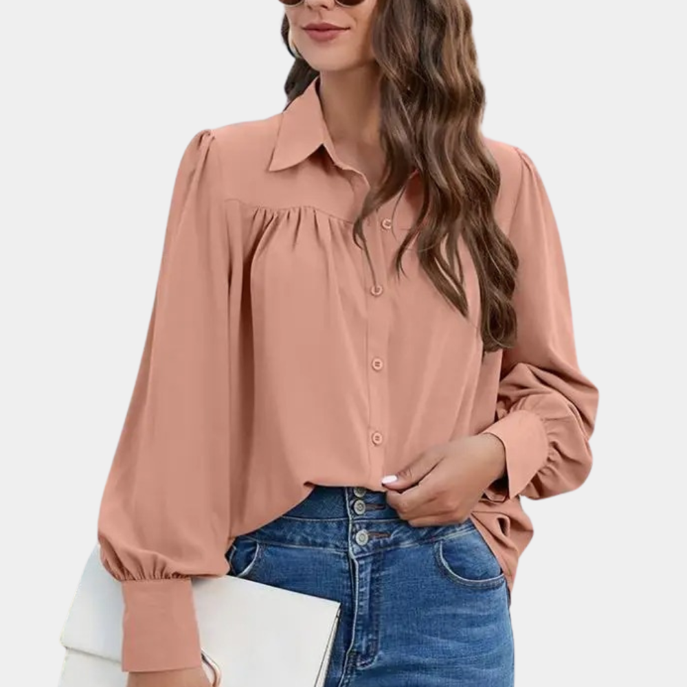 Ava™ | Bluse mit Ballonärmeln