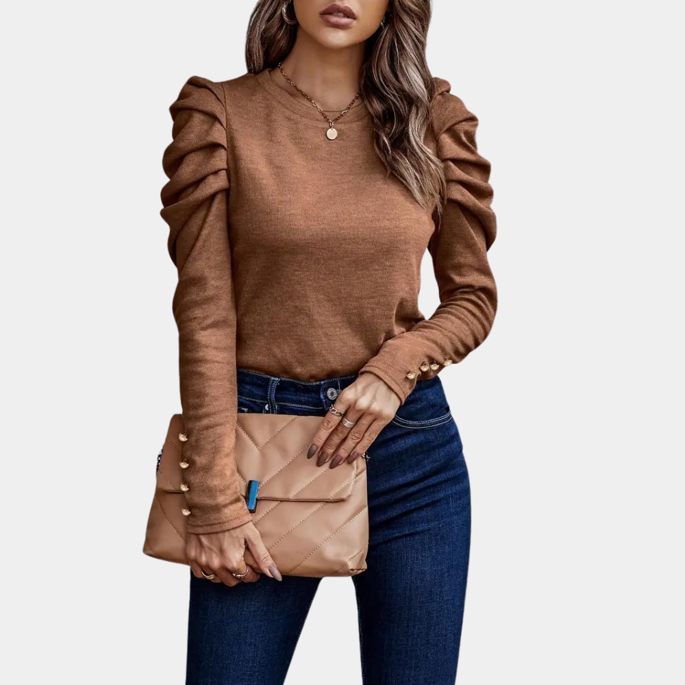 Kim™ | Pullover mit Rüschenärmeln