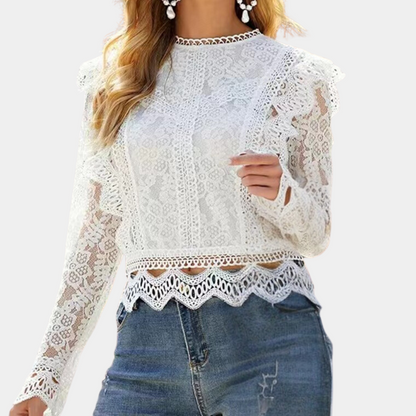 Bonnie™ | Bluse mit Spitze