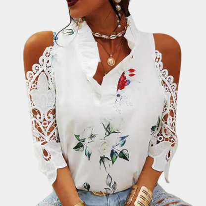 Ruby™ | Cold Shoulder Bluse