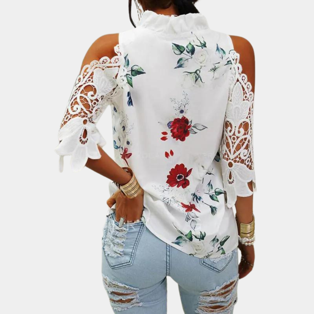 Ruby™ | Cold Shoulder Bluse