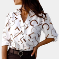 Alexandra™ | Bluse mit Letterprint