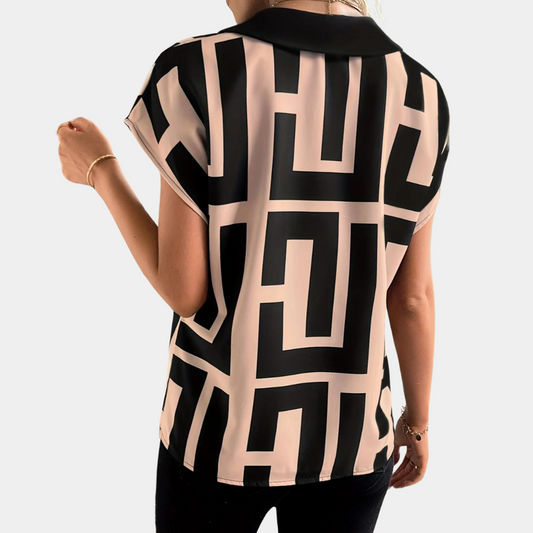 Emilia™ | Top mit Grafischem Print