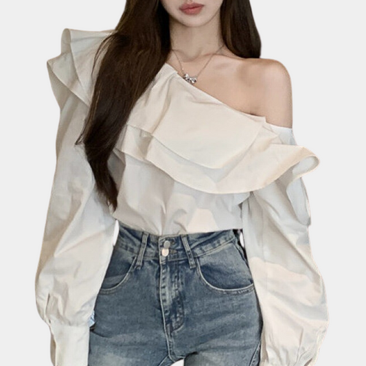 Noralie™ | One-Shoulder Bluse