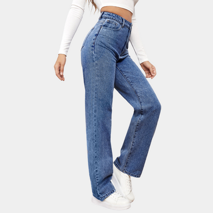 Emma™ | Gerade High-Waist-Jeans