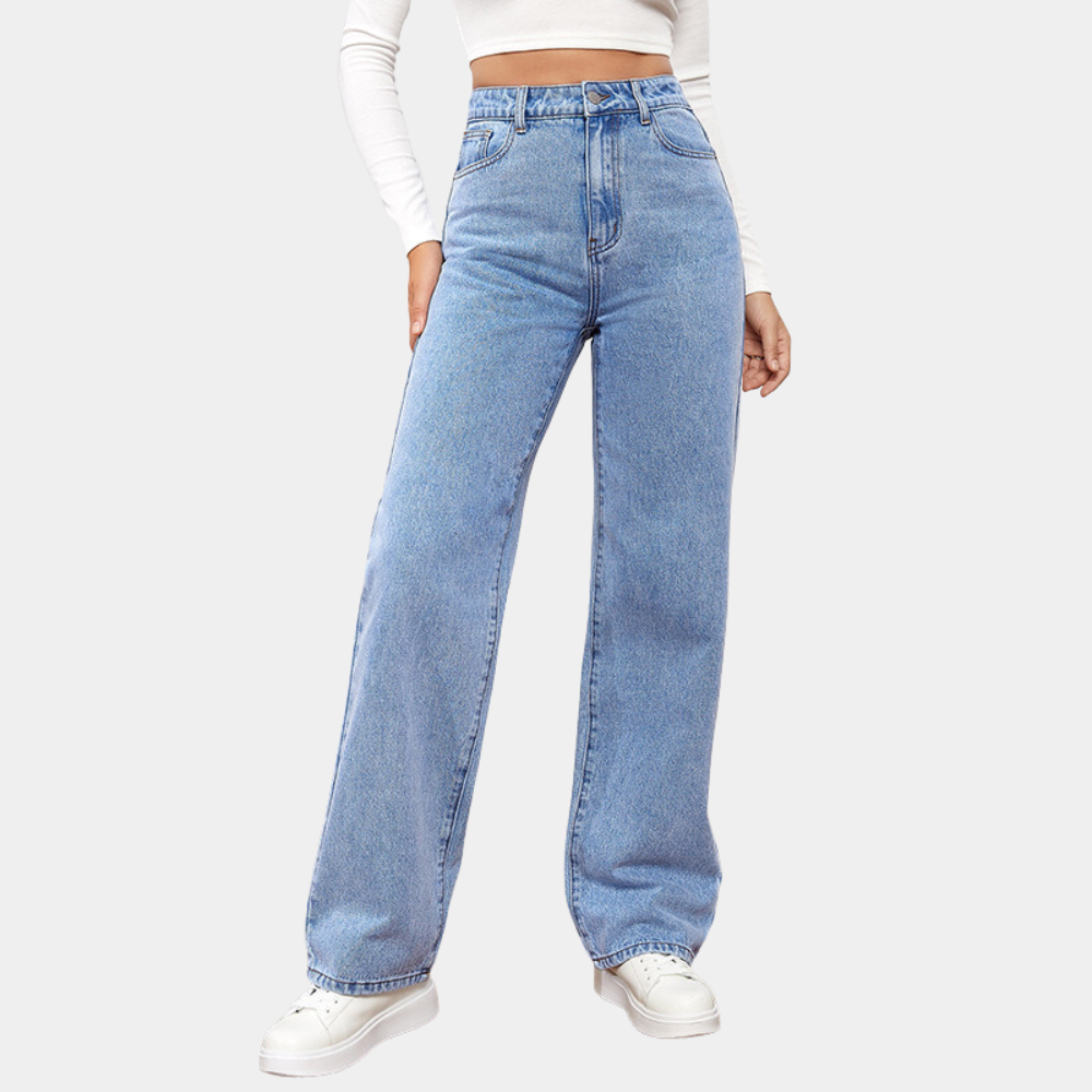 Emma™ | Gerade High-Waist-Jeans