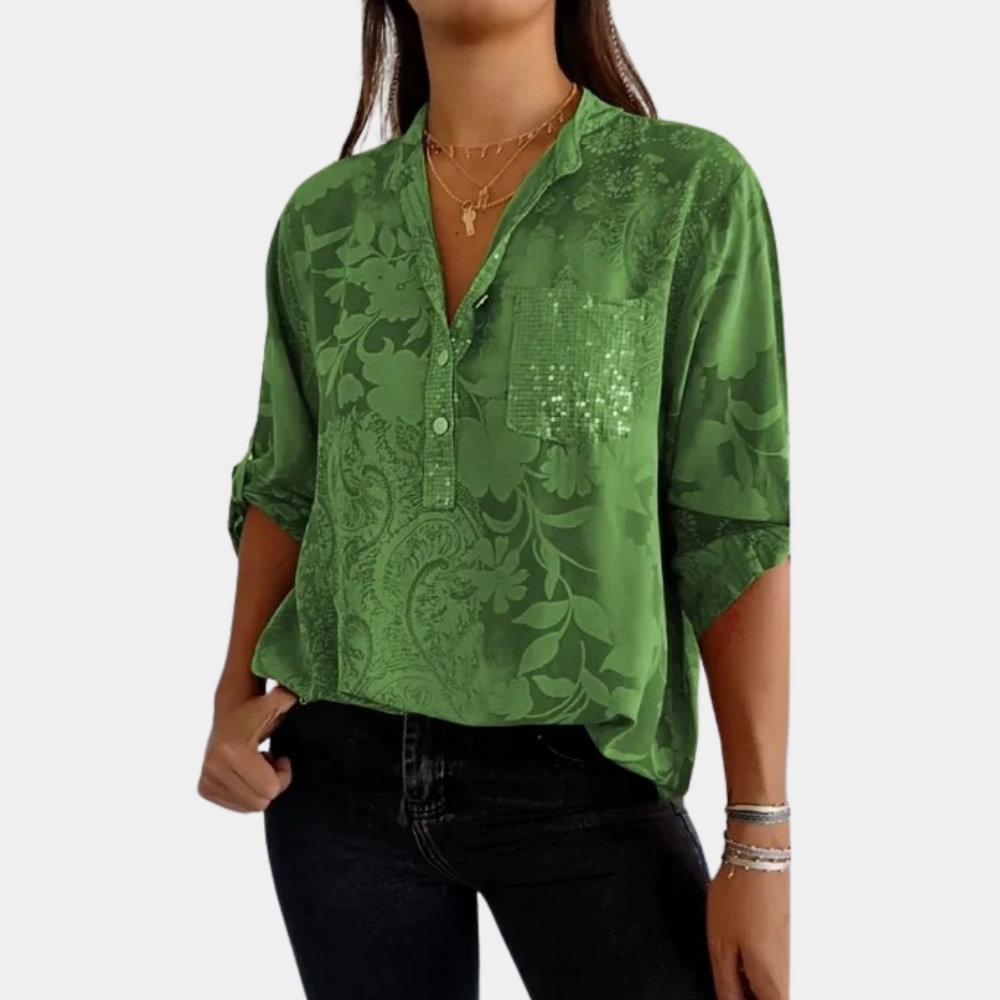 Esme™ | Bluse mit V-Ausschnitt