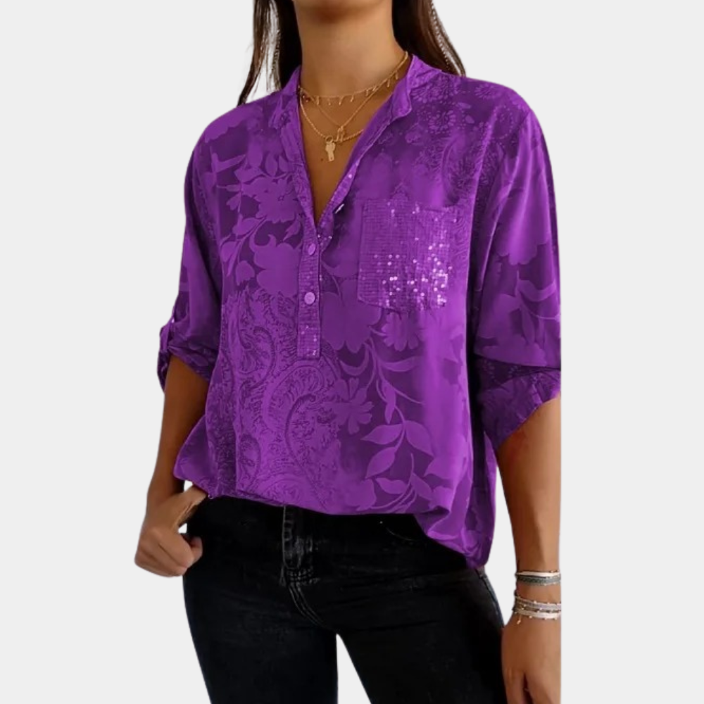 Esme™ | Bluse mit V-Ausschnitt