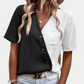 Caroline™ | Colorblock-Bluse