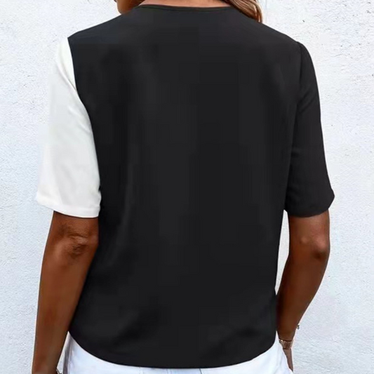 Caroline™ | Colorblock-Bluse