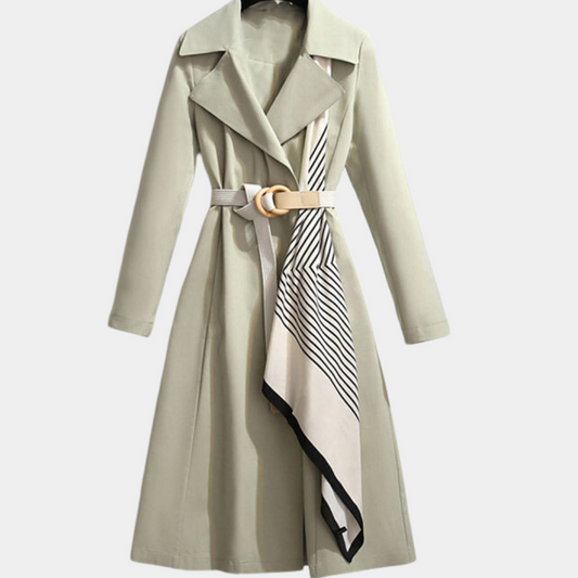 Aurembiaix™ | Luxe Damen Trenchcoat mit Elegante riem