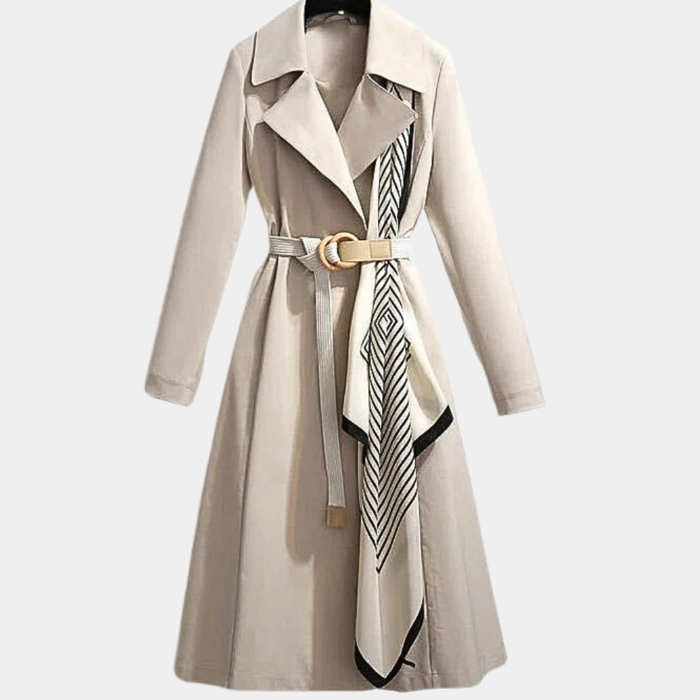 Aurembiaix™ | Luxe Damen Trenchcoat mit Elegante riem