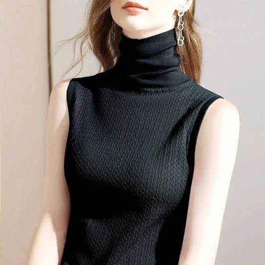 Diede™ | Elegantes Top mit Rollkragen