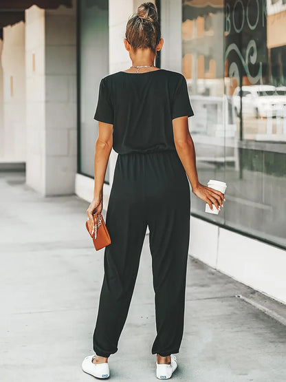 Valerie™ | Jumpsuit mit kurzen Ärmeln