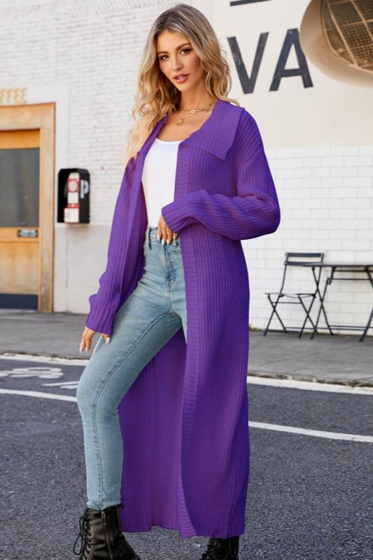 Langetm™ | Lange Effen Cardigan | Acryl | Elegant und Warm