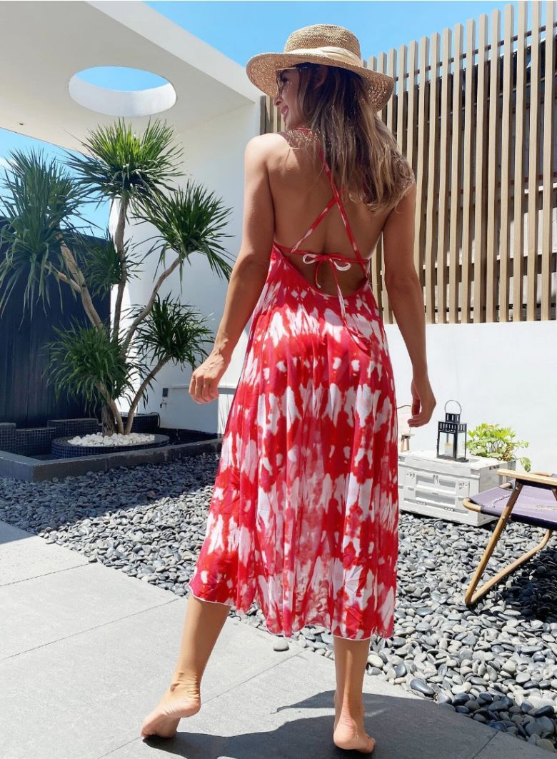 Kendra™ | Dreiteiliges Bikini-Set mit Batikmuster