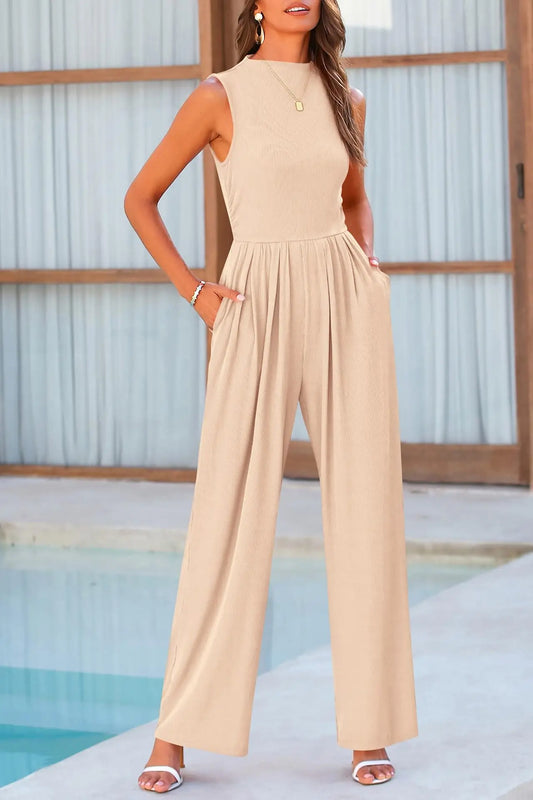 Alma™ | Jumpsuit mit Rundhalsausschnitt
