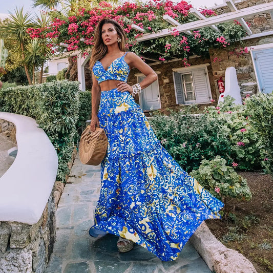 Mildred™ | Bedrucktes Strandkleid