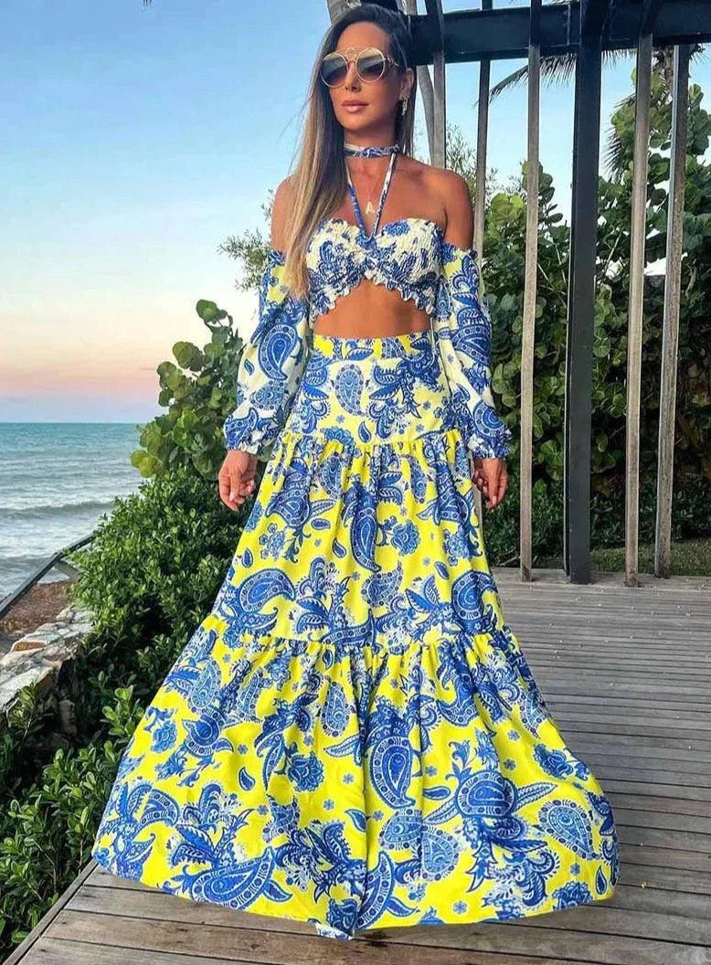 Mildred™ | Bedrucktes Strandkleid