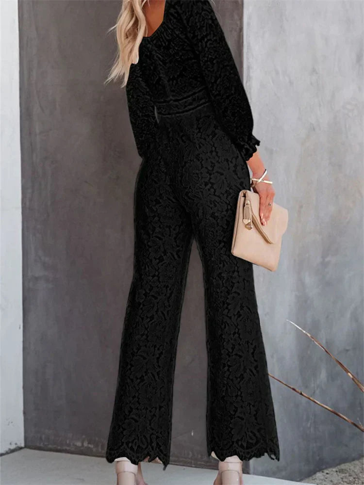 Viola™ | Eleganter Jumpsuit mit Spitze